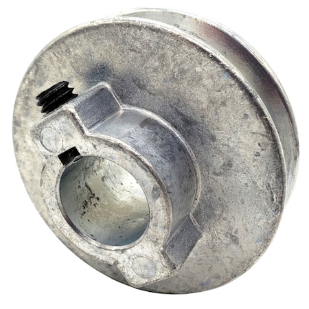 Terre Products V-Groove Drive Pulley - 2.5'' Dia. - 3/4'' Bore - Die Cast 5125034